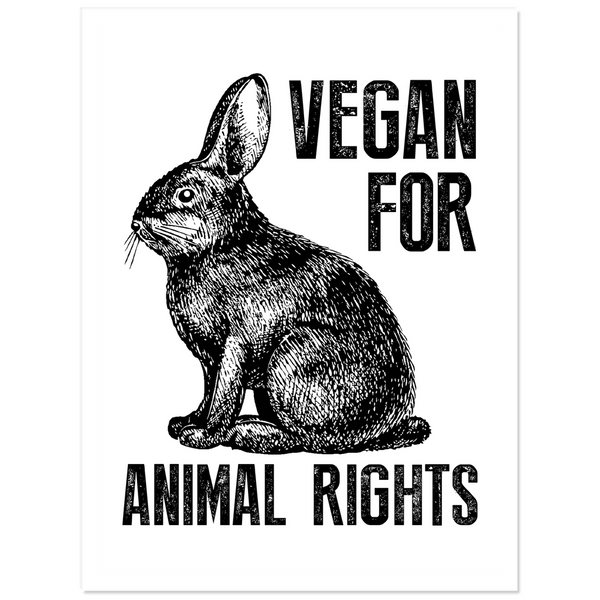 Vegan for Animal Rights Sticker