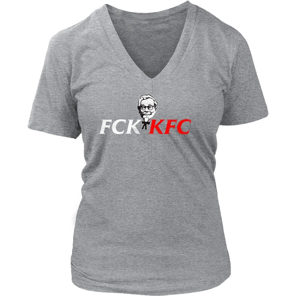 T-shirt - FCK KFC - V-Neck