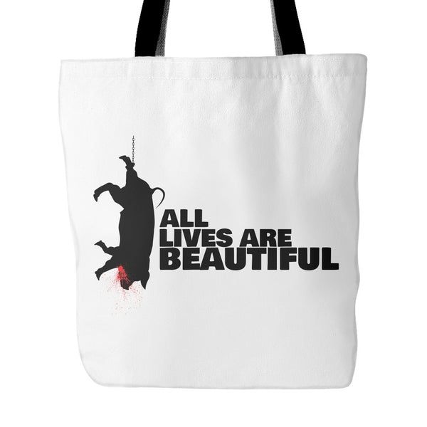 Tote Bags - All Lives Are Beautiful - Tote Bag