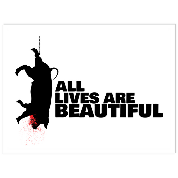 All Lives Are Beautiful Sticker