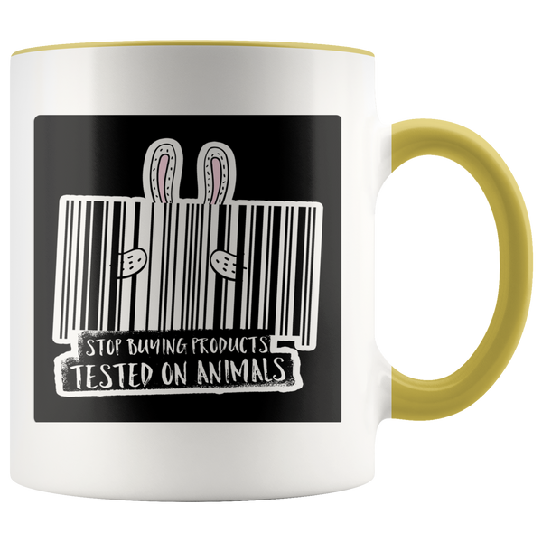 Stop Buying Products Tested On Animals Mug