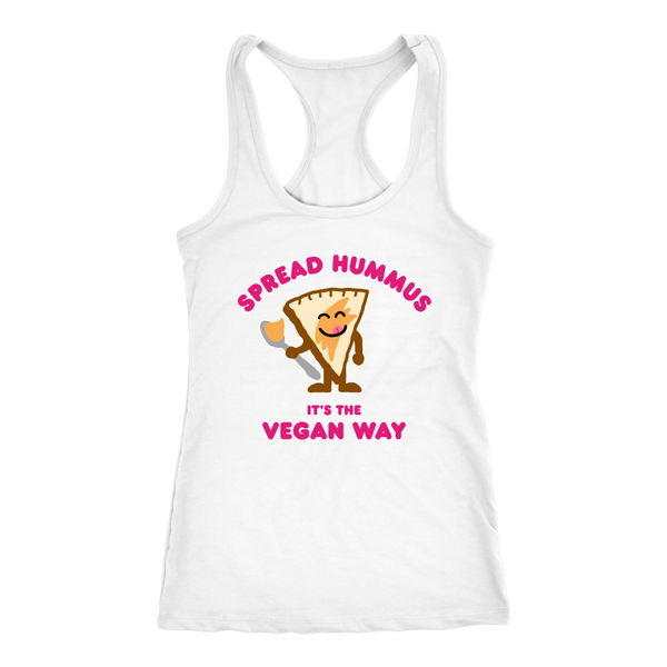 Spread Hummus It's The Vegan Way Tank Top (Womens)