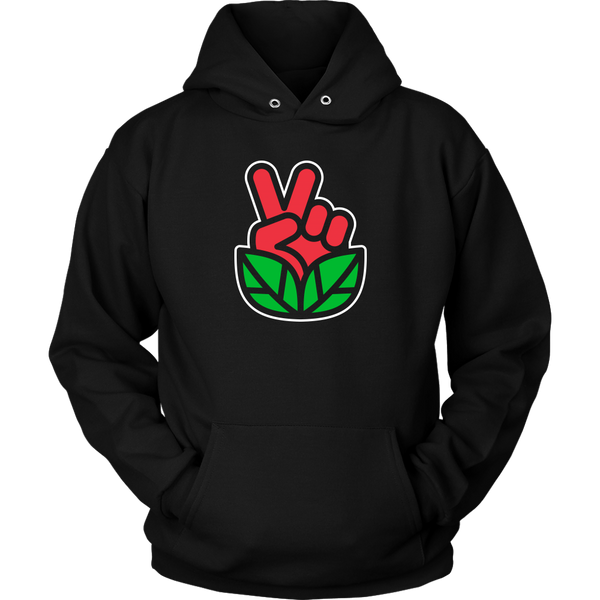 Go Vegan Revolution Red Logo Hoodie (Unisex) - Go Vegan Revolution