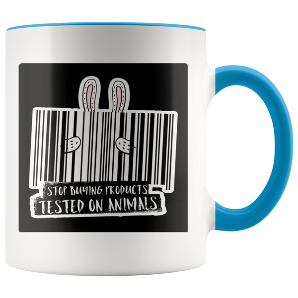 Stop Buying Products Tested On Animals Mug