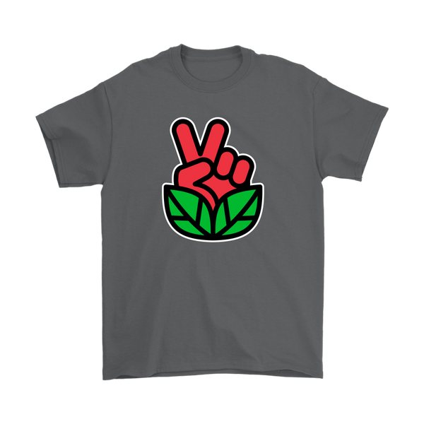 Go Vegan Revolution Red Logo Shirt (Mens) - Go Vegan Revolution