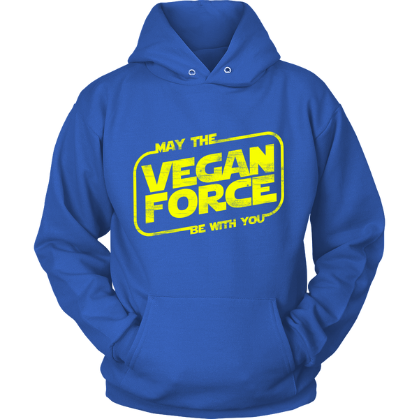 May The Vegan Force Be With You Hoodie (Unisex) - Go Vegan Revolution