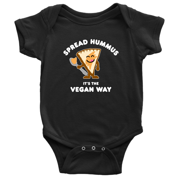 Spread Hummus It's The Vegan Way Onesie - Go Vegan Revolution
