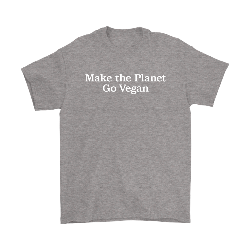 Make The Planet Go Vegan Shirt Mens