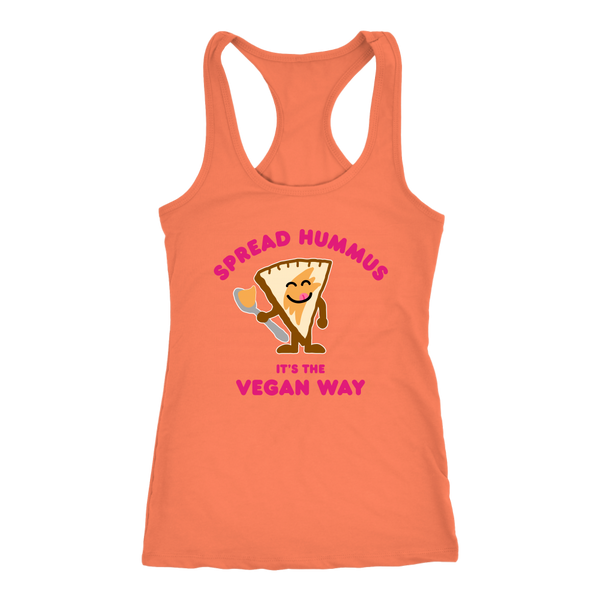 Spread Hummus It's The Vegan Way Tank Top (Womens)