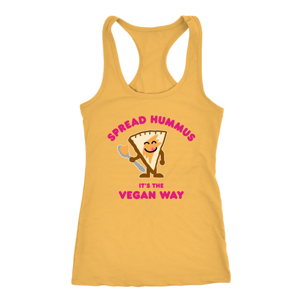 Spread Hummus It's The Vegan Way Tank Top (Womens)