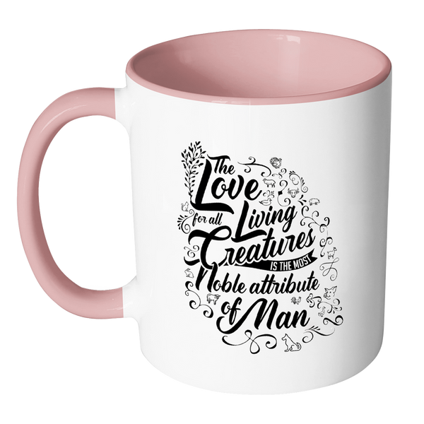 Love All Living Creatures Mug - Go Vegan Revolution