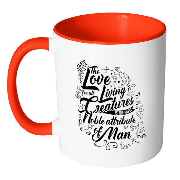 Love All Living Creatures Mug - Go Vegan Revolution