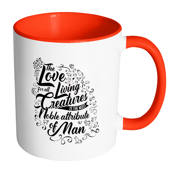 Love All Living Creatures Mug - Go Vegan Revolution