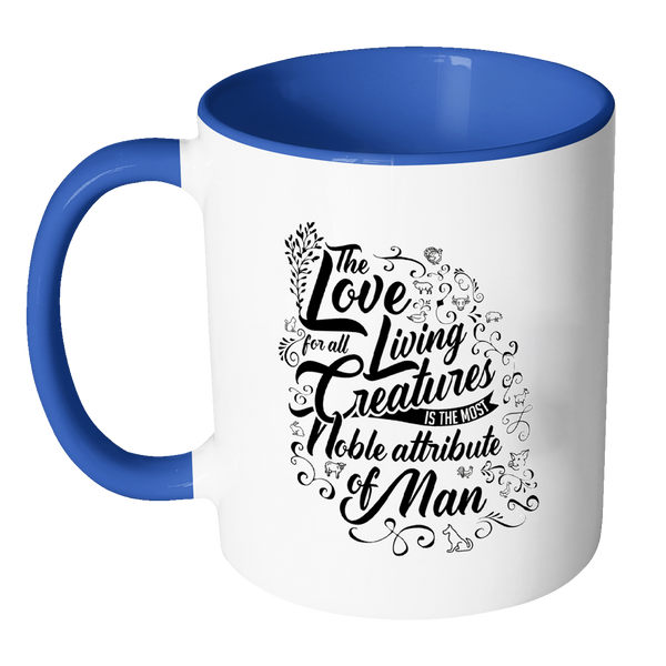 Love All Living Creatures Mug - Go Vegan Revolution