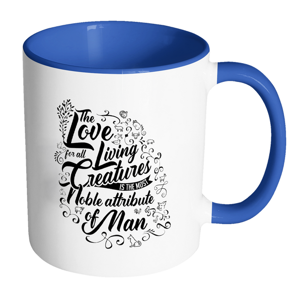 Love All Living Creatures Mug - Go Vegan Revolution