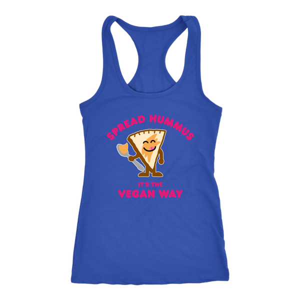 Spread Hummus It's The Vegan Way Tank Top (Womens)
