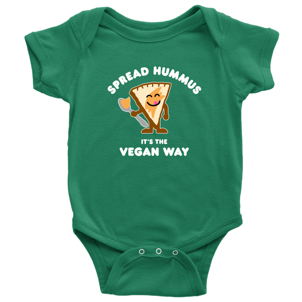 Spread Hummus It's The Vegan Way Onesie - Go Vegan Revolution