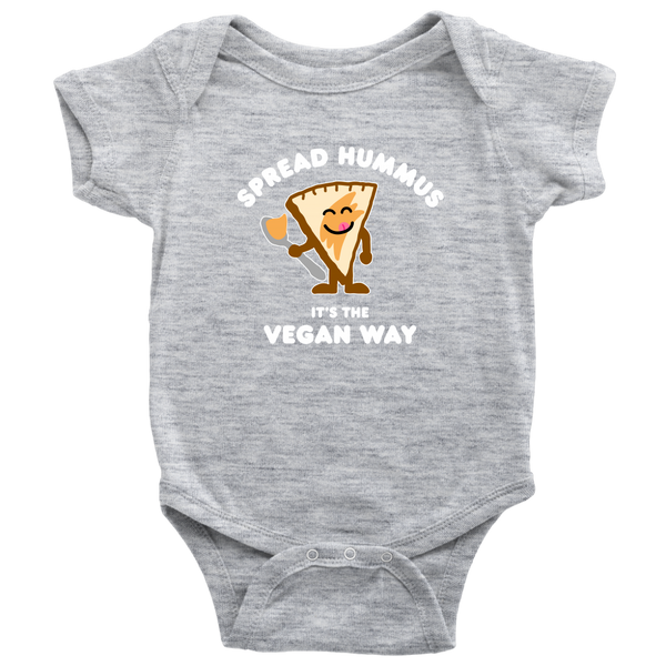 Spread Hummus It's The Vegan Way Onesie - Go Vegan Revolution