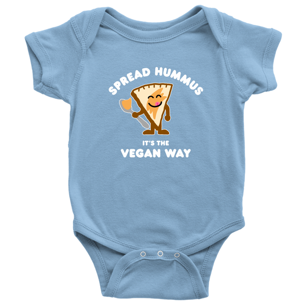 Spread Hummus It's The Vegan Way Onesie - Go Vegan Revolution