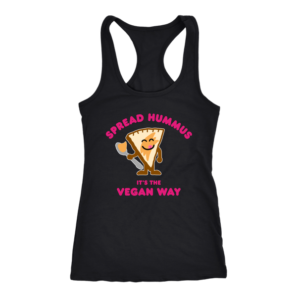Spread Hummus It's The Vegan Way Tank Top (Womens)