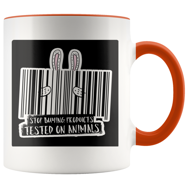 Stop Buying Products Tested On Animals Mug