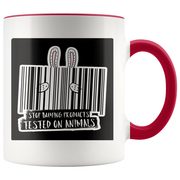Stop Buying Products Tested On Animals Mug