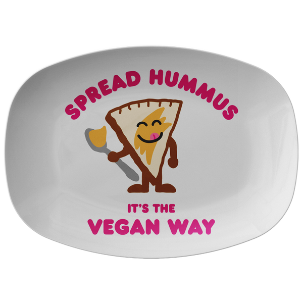 Spread Hummus It's The Vegan Way Platter - Go Vegan Revolution