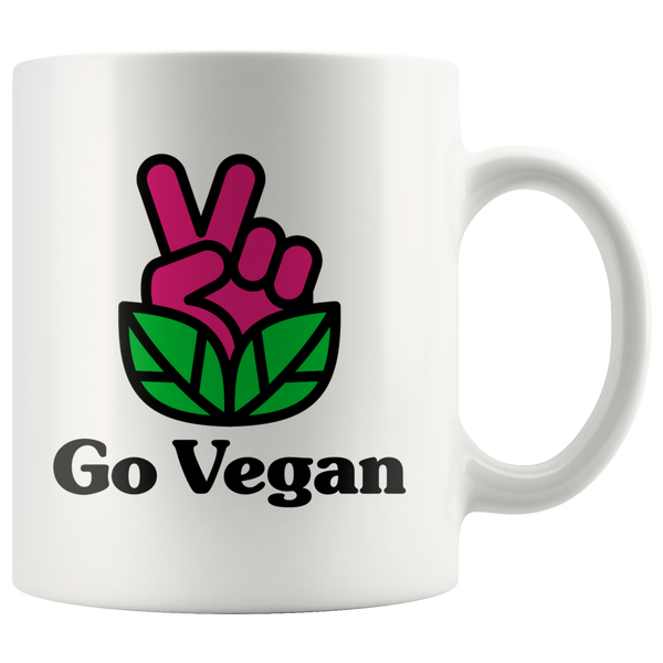 Go Vegan Revolution Logo Mug - Assorted Colors - Go Vegan Revolution
