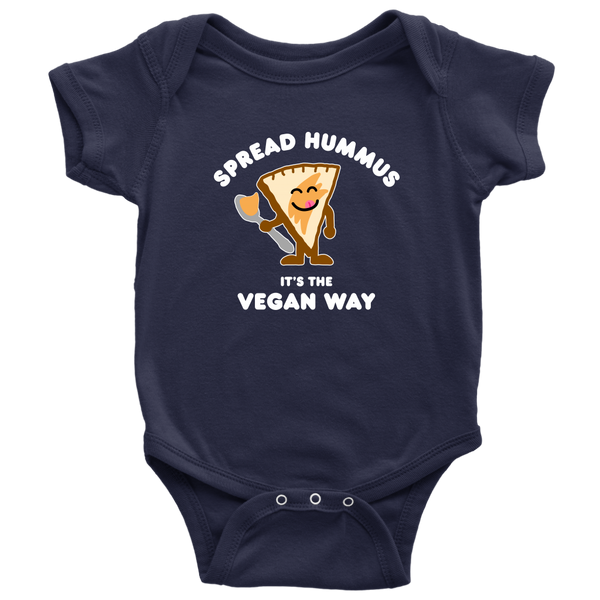 Spread Hummus It's The Vegan Way Onesie - Go Vegan Revolution