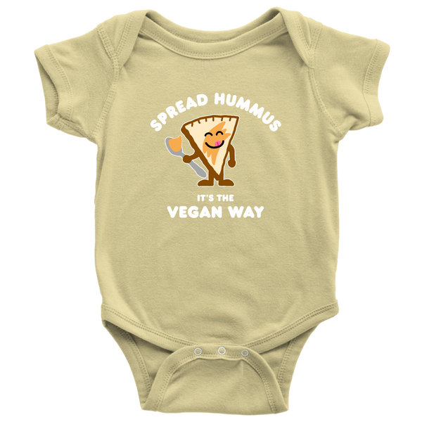 Spread Hummus It's The Vegan Way Onesie - Go Vegan Revolution
