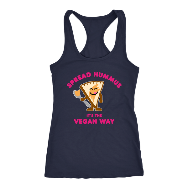 Spread Hummus It's The Vegan Way Tank Top (Womens)
