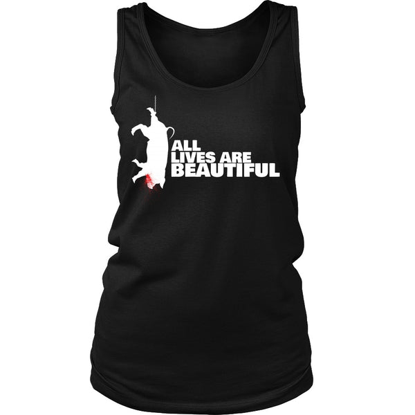 T-shirt - All Lives Are Beautiful- Tank