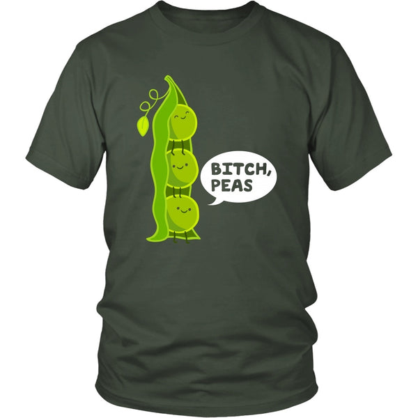 T-shirt - Bitch, Peas - Unisex Shirt