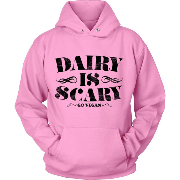 T-shirt - Dairy Is Scary - Hoodie (Black Print)