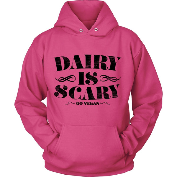T-shirt - Dairy Is Scary - Hoodie (Black Print)