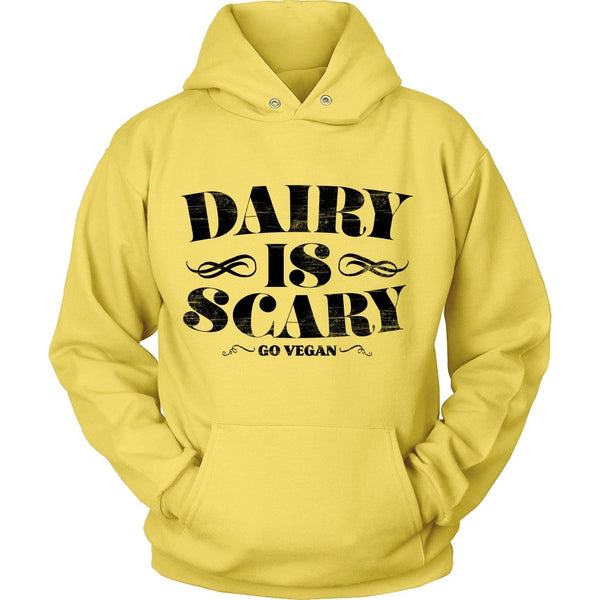 T-shirt - Dairy Is Scary - Hoodie (Black Print)