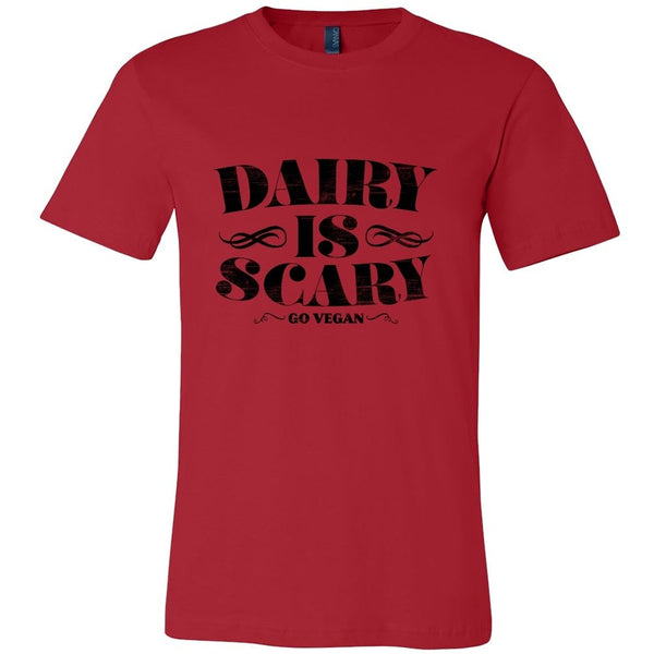 T-shirt - Dairy Is Scary - Men's Shirt (Black Print)