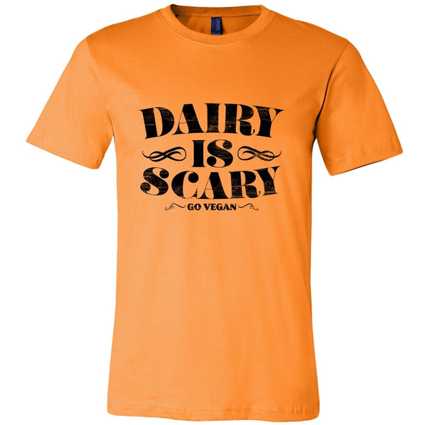 T-shirt - Dairy Is Scary - Men's Shirt (Black Print)