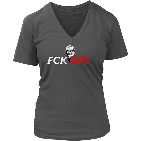 T-shirt - FCK KFC - V-Neck
