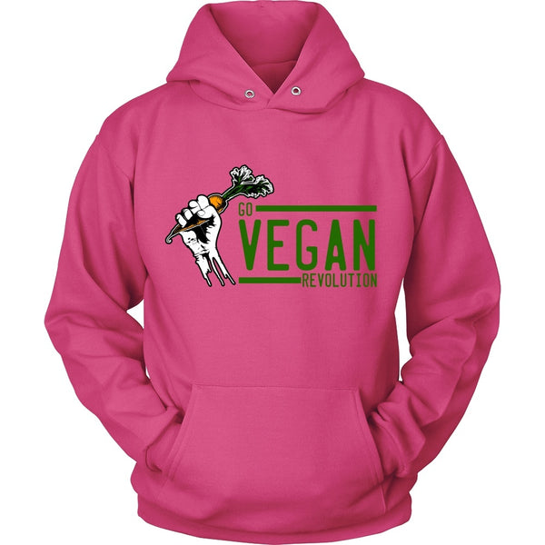 T-shirt - Go Vegan Revolution - Hoodie