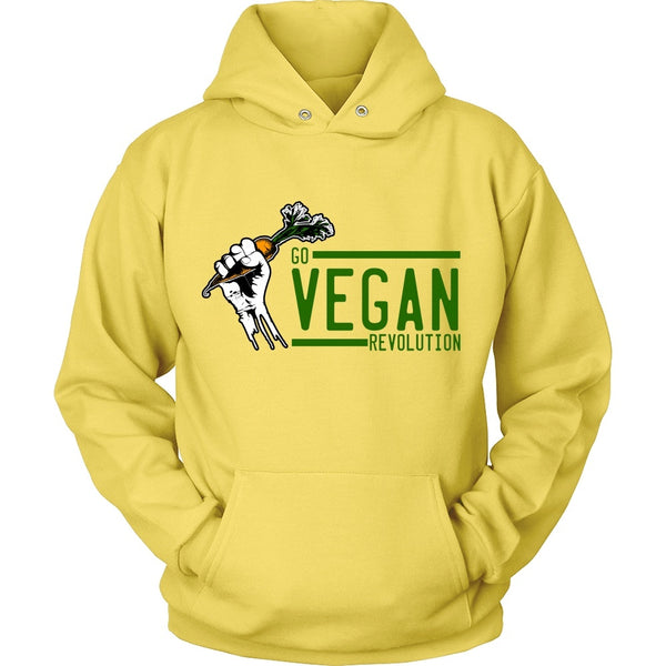 T-shirt - Go Vegan Revolution - Hoodie