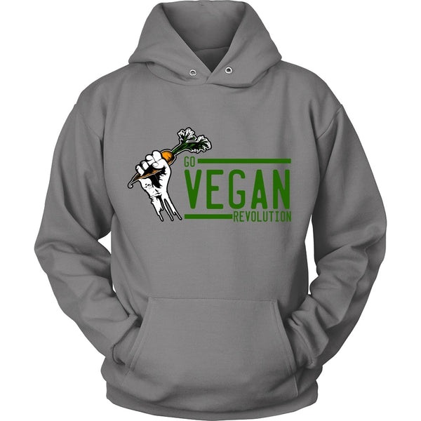 T-shirt - Go Vegan Revolution - Hoodie