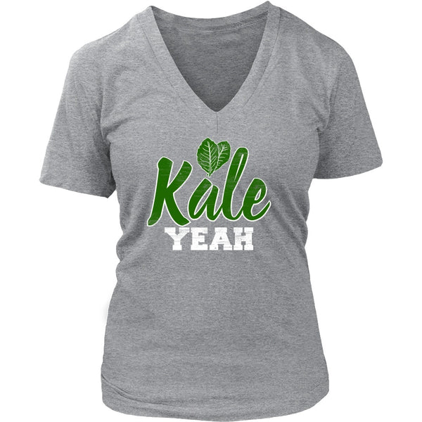 T-shirt - Kale Yeah - V-Neck