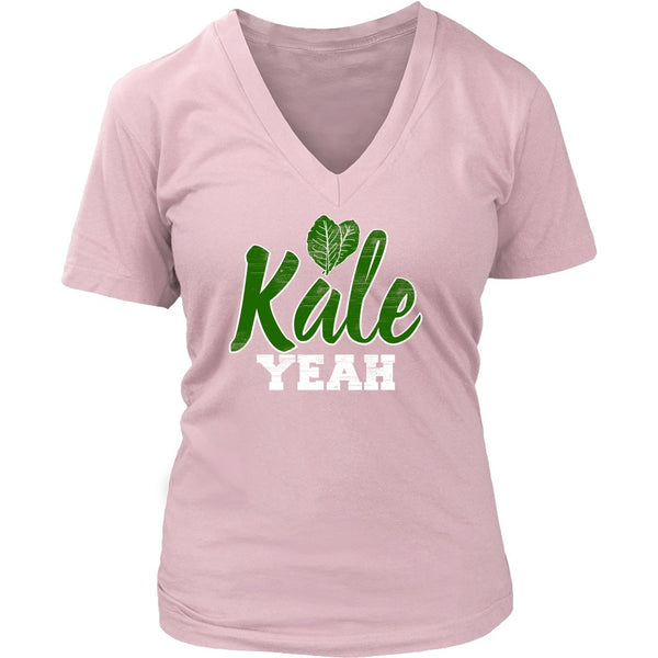 T-shirt - Kale Yeah - V-Neck