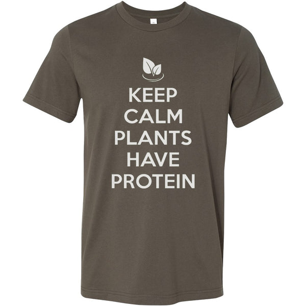 T-shirt - Keep Calm Plants Have Protein - Men's Shirt