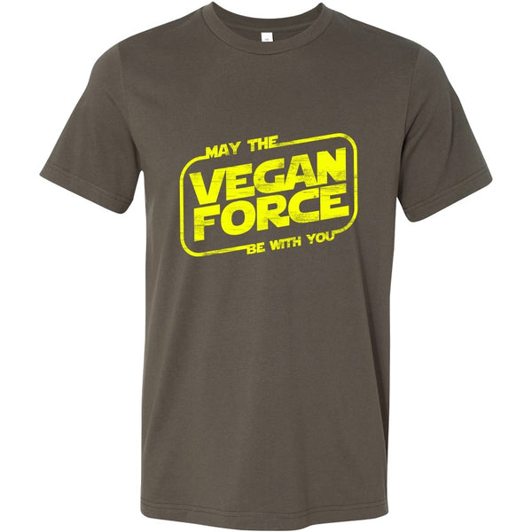 T-shirt - May The Vegan Force Be With You - Mens Shirt