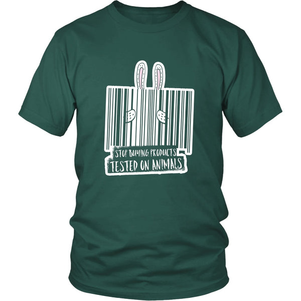 T-shirt - Stop Buying Products Tested On Animals - Shirt