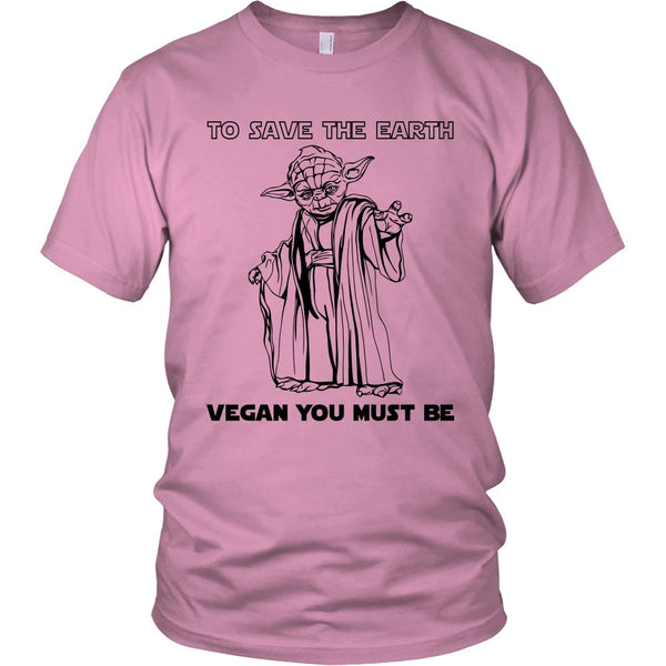 T-shirt - To Save The Earth, Vegan You Must Be - Shirt