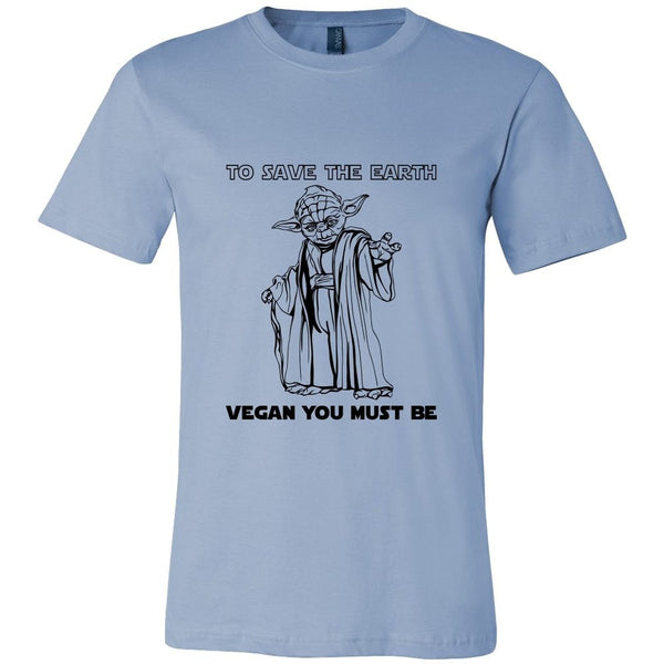 T-shirt - To Save The Earth, Vegan You Must Go - Men's Shirt