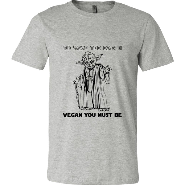 T-shirt - To Save The Earth, Vegan You Must Go - Men's Shirt